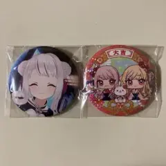 HIMEHINA ヒメヒナ 新春ガチャ 缶バッジ 2点 田中ヒメ 鈴木ヒナ