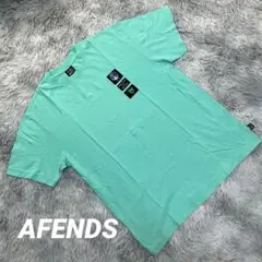 【美品】AFENDS ミントグリーン Tシャツ メンズ　Mサイズ