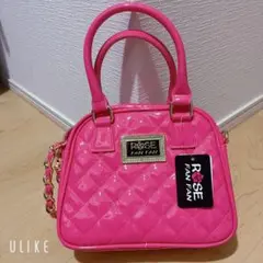 ローズファンファン ROSEFANFAN チェーンショルダーバッグ ピンク