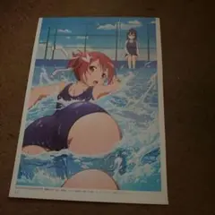 結城友奈は勇者である　両面切り抜き#★L　水着姿プール