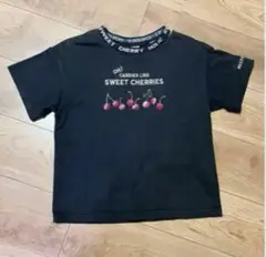 mezzo piano メゾピアノ Tシャツ 150黒色