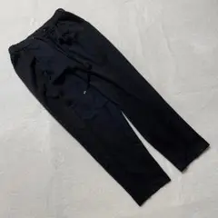 Alma Design ロングパンツ スラックス ドローストリング ポケット付き
