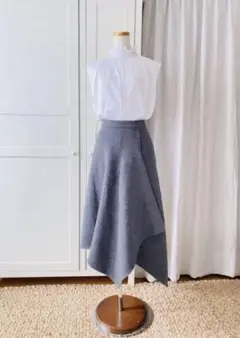 【年末最終値下げ】ステラマッカートニー ウール アシメトリー スカート 36