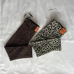 新品未使用 RRmoment ルルモーメントヒョウ柄パンツ 90㎝