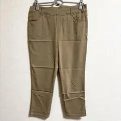 eur3 15号　ブラウン スリムフィットスラックス