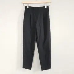 テーパードパンツ M スラックス 黒 ストレッチ オフィスカジュアル フォーマル