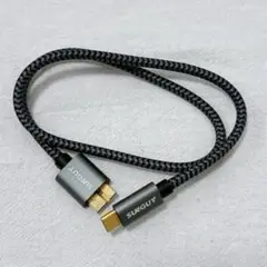 変換ケーブル USB C to Micro B 3.1 0.5M グレー