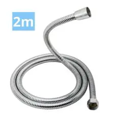 ステンレスシャワーホース、ハンドシャワーホース、交換用シャワーホース、2.0m、