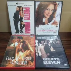 DVD ジュリア・ロバーツ出演映画まとめ 　4作品セット　プリティ・ウーマン、他