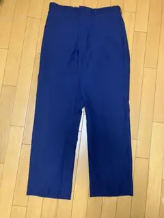 古着 米軍 ワイドスラックス ネイビー