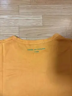 コムデギャルソンオム 背面ロゴ Tシャツ 橙色 Mサイズ