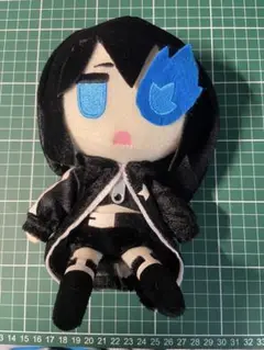 ブラックロックシューター ぬいぐるみ　片目燃え グッズ-ぬいぐるみ】ブラック☆ロックシューター ぬいぐるみ