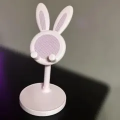 スマホスタンド　ピンク　うさぎ