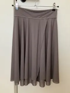 プルオンスカート透けにくいトープL