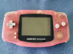 ゲームボーイアドバンス 本体 スケルトンピンク【ジャンク品】
