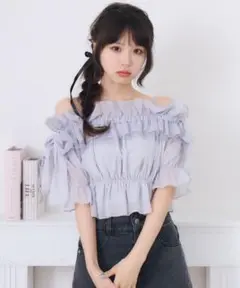 サイドリボンオフショルBL