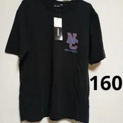 【新品未使用　匿名配送】Tシャツ 黒　160