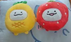 ふわたん なりきりフルーツ ぬいぐるみ 2種セット