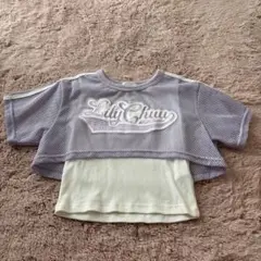 Lily Chuu 重ね着風Tシャツ