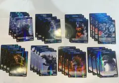 ゴジラカードゲーム　怪獣カード（青）32枚