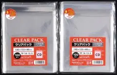 フロンティア カクケイ　OPP袋　クリアパック　100枚2袋　TP14-15.5