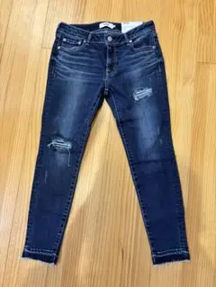 新品 AZUL DENIM リペアスキニーデニム XL