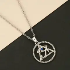 ◆新品◆BOX付き☆シルバー☆エジプトネックレス☆エキゾチック☆男女