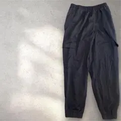 GU ジーユー　カーゴパンツ レディース　ゴムウエスト 複数ポケット　 S