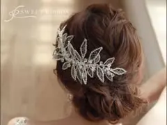 ブライダル ヘアアクセサリー sweetribbon