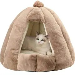 猫 子犬 ペットドーム型ベッド 寝袋 部屋