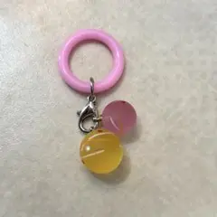 ハンドメイド　アンブレラマーカー　めじるしアクセサリー　ヨーヨー