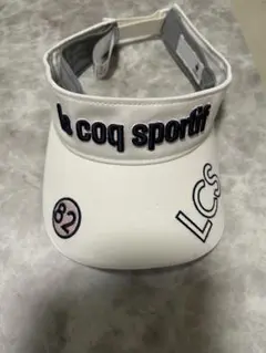 le coq sportif ゴルフ　バイザー ホワイト