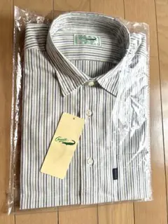 Crocodile ストライプ ドレスシャツ Lサイズ
