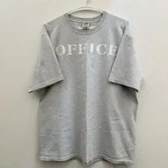 HOLIDAY OFFICE Tシャツ　グレー　ボーダー