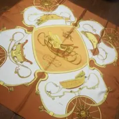 896A美品 エルメス HERMES カレ スカーフ SPRING ヴィンテージ