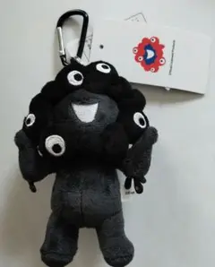 大阪関西万博　会場限定販売　黒ミャクミャク カラビナ付きマスコット　立ちVer.