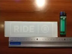 RIDE 1 カッティングステッカー