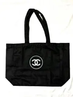 【新品】 CHANEL シャネル ノベルティ キャンパストートバッグ ブラック