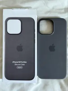 iPhone 16 Pro Max シリコンケース グレー
