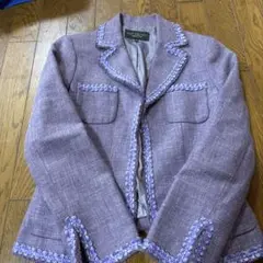 Kofi Collect 紫 ビーズ装飾ジャケット