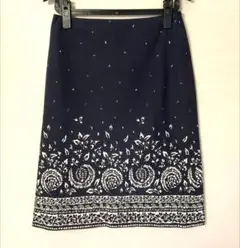 BURBERRY BLUE LABEL ひざ丈スカート ネイビー 38