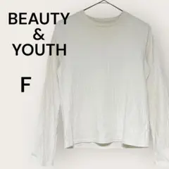 BEAUTY & YOUTH 長袖Tシャツ F アイボリー