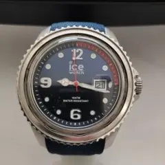 ice watch ネイビー ラバーベルト 100m防水