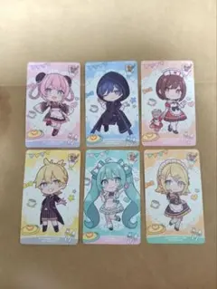 6枚セット 秋葉原フェスティバル 初音ミク 購入特典 カード ノベルティ