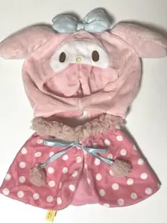 プラッシュコスチューマー　マイメロディ Mサイズ　ぬいぐるみ服　着ぐるみ
