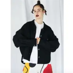 2021 エンフォルド ダブルクロスシャツ ジャケット