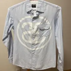 Stussy 長袖シャツ M ライトブルー