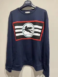 【希少】ETRO エトロ ペイズリー柄スウェット トレーナー イタリア製 M 希少】ETRO エトロ ペイズリー柄スウェット トレーナー
