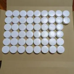 白無地　ペットボトルキャップ50個　②