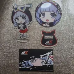 佐原海夕 海夕 アクリルスタンド 缶バッジ ましかくシール P5X アモカフェ